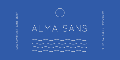 Alma Sans Font Poster 1