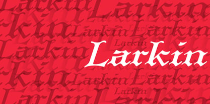 P22 Larkin Font Poster 1