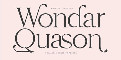 Wondar Quason Font Poster 1