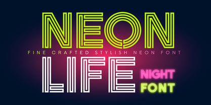 Neonlife Font Poster 1