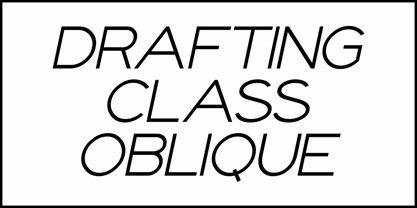 Drafting Class JNL Font Poster 4