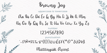 Browny Joy Font Poster 6