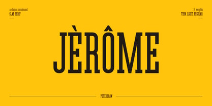 Jerome Font Poster 1