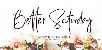 Better Saturday Font Poster 1