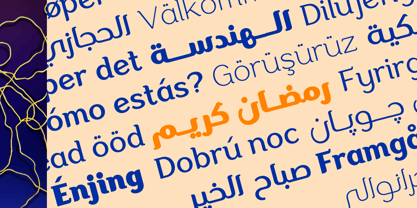 Aligarh Arabic Font Poster 5
