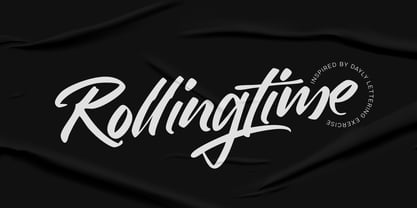 Rollingtime Font Poster 1