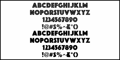 Retail Price JNL Font Poster 3