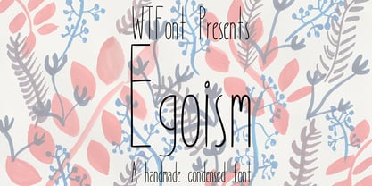 Egoism Font Poster 1