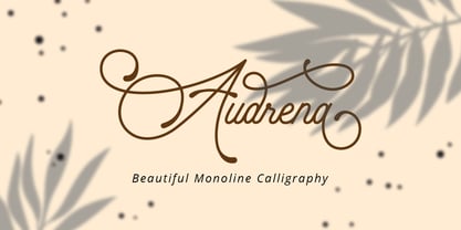 Audrena Font Poster 1