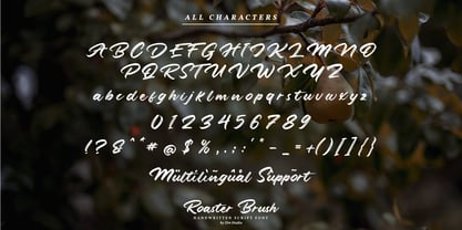Roaster Brush Font Poster 6