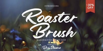 Roaster Brush Font Poster 1
