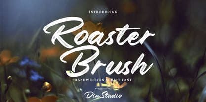 Roaster Brush Font Poster 2