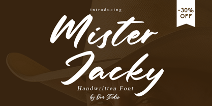 Mister Jacky Font Poster 7