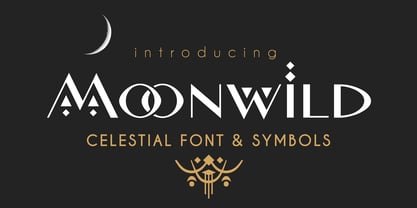 Moonwild Decorative Font Poster 1