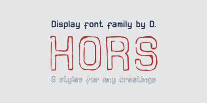 Hors Font Poster 1