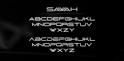 Sawah Font Poster 2