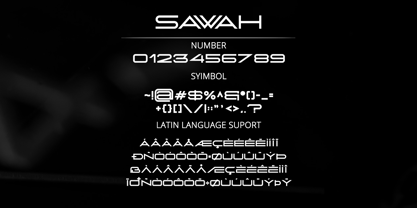 Sawah Font Poster 3