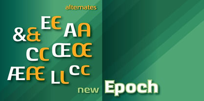 New Epoch Font Poster 3