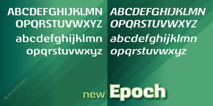 New Epoch Font Poster 4