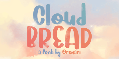 Cloud Bread Font Poster 1