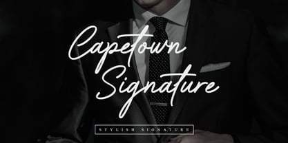 Capetown Signature Font Poster 1