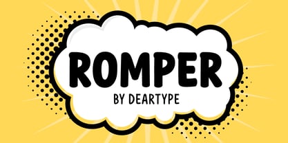 Romper Font Poster 2