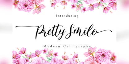Pretty Smile Font Poster 1