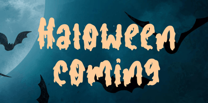 Scary Vampire Font Poster 5