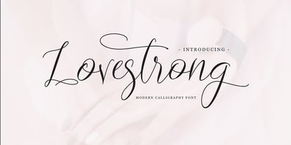 Lovestrong Font Poster 1
