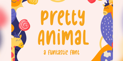 Pretty Animal Font Poster 1