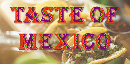 Taco Font Poster 4