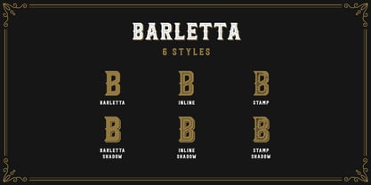 Barletta Font Poster 5