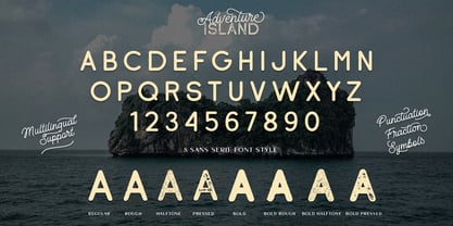 Adventure Island Font Poster 15