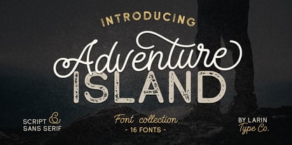 Adventure Island Font Poster 1