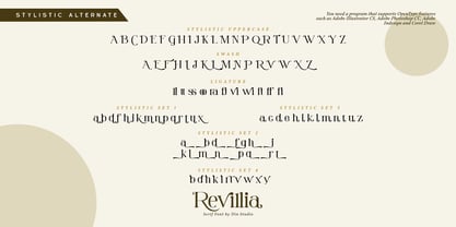 Revillia Font Poster 9