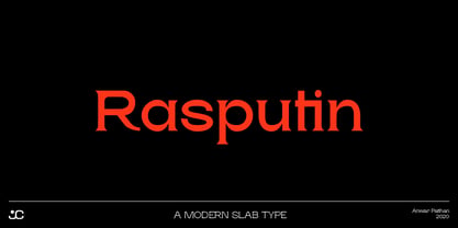 Rasputin Font Poster 1