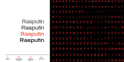 Rasputin Font Poster 9