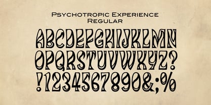 Psychotropic Experience Font Poster 4