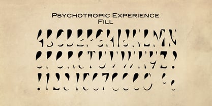 Psychotropic Experience Font Poster 6