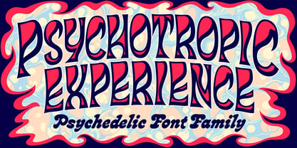 Psychotropic Experience Font Poster 1