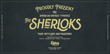 The Sherloks Font Poster 1