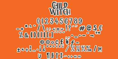 Child Witch Font Poster 8