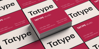 Tatype Fuente Póster 12
