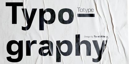 Tatype Font Poster 11