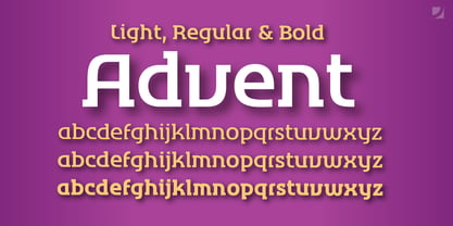 Advent Font Poster 3