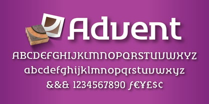 Advent Font Poster 6