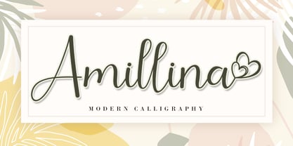 Amillina Font Poster 1