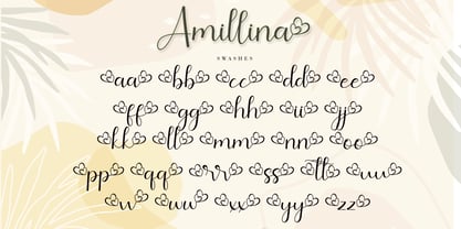 Amillina Font Poster 11