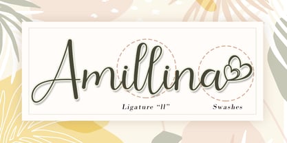 Amillina Font Poster 9