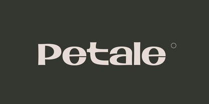 Petale Font Poster 1